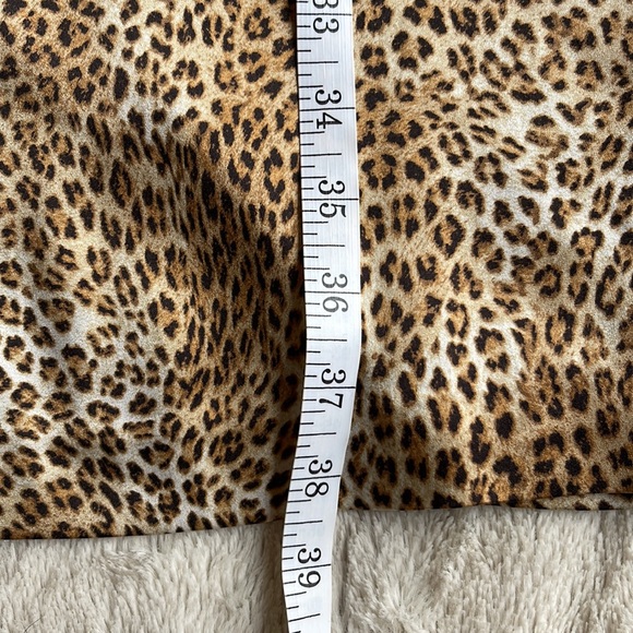 GUESS BY MARCIANO Leopard Print Silk Midi Dress Size 4 - Picture 11 of 15